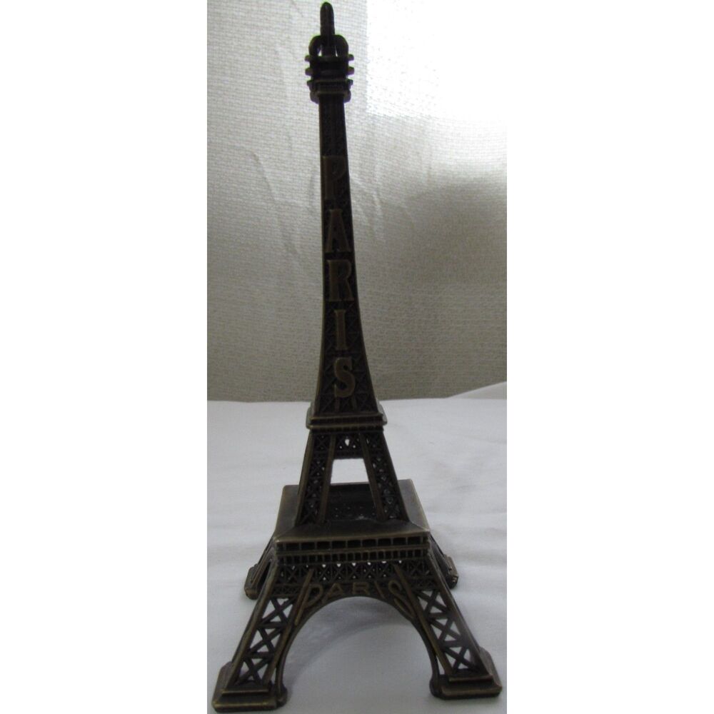 Paris Eiffel tower sculpture metal says Paris great decor French